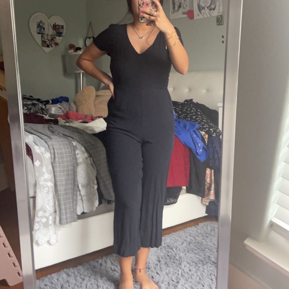 Romper with opening in the back